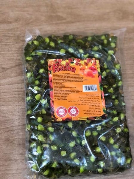 جوم بطعم التفاح 1ك-شكل زجاجه