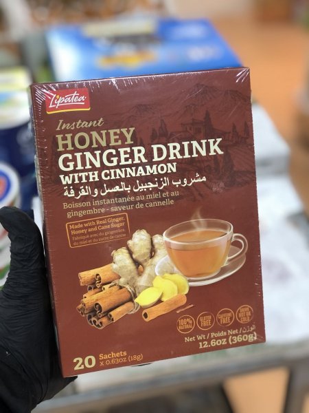 مشروب الزنجبيل بالعسل والقرفه20ظرف -360غ