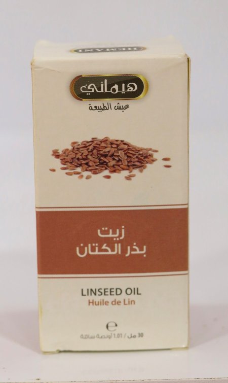 زيت بذور الكتان