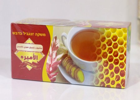 مشروب زنجبيل فوري بالعسل