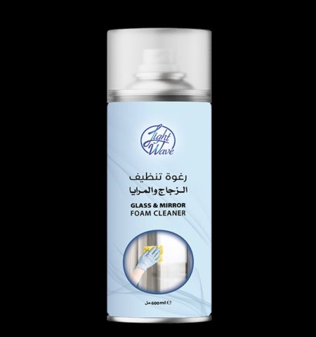 رغوة تنظيف الزجاج